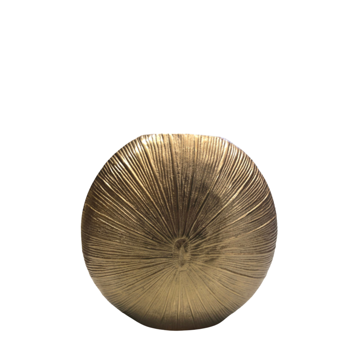Vaas embossed goud 30x30x5 cm