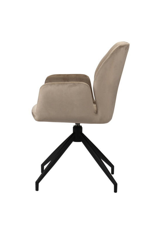 Eetkamerstoel Swirl Sand 56 x 60 x 88 cm