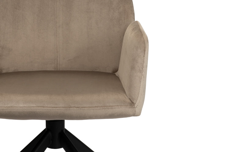 Eetkamerstoel Swirl Sand 56 x 60 x 88 cm