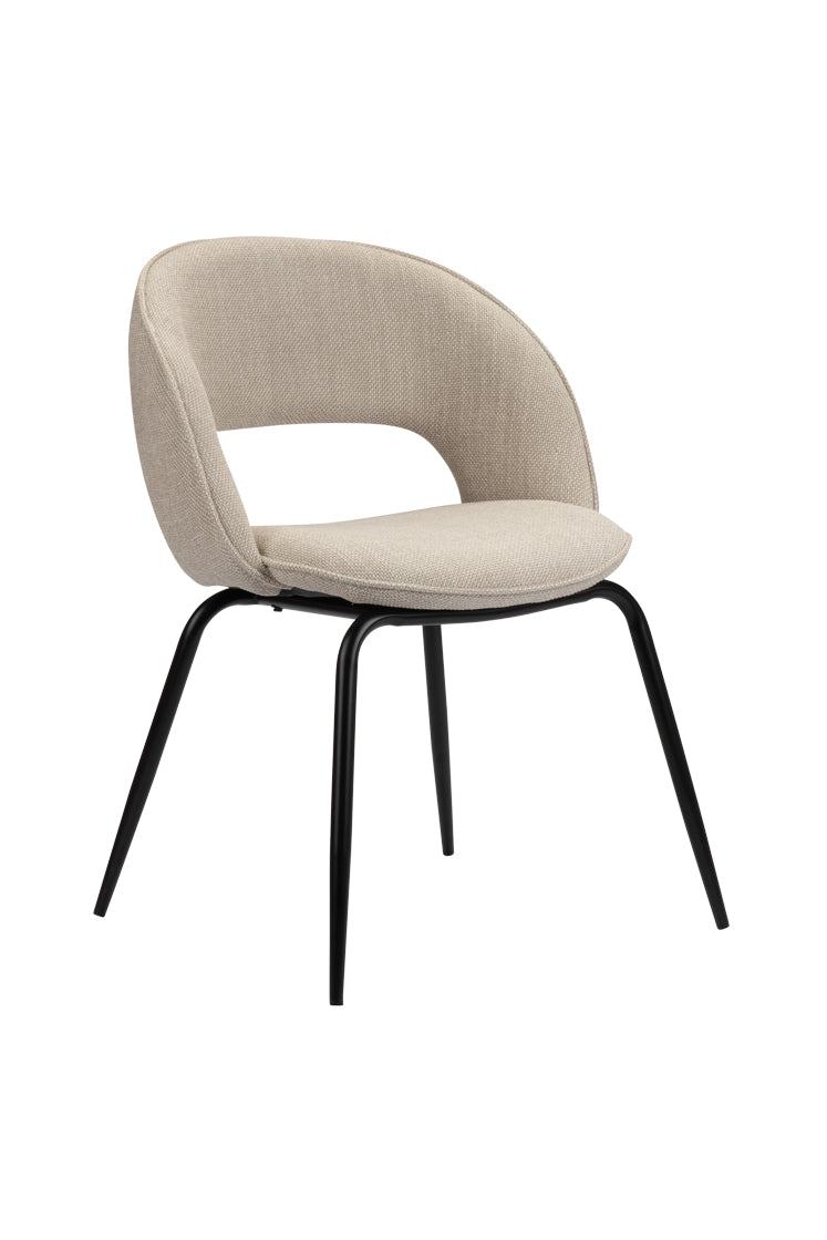Eetkamerstoel Zephyr Beige 58 x 58 x 86 cm
