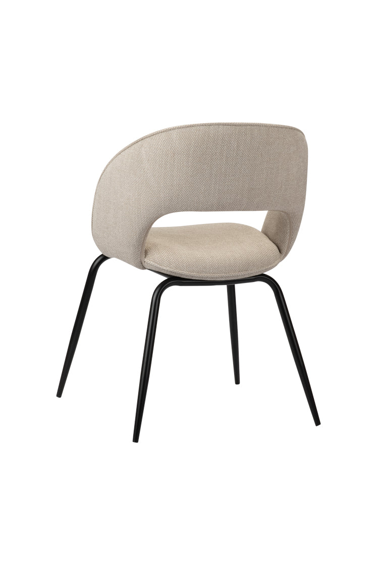 Eetkamerstoel Zephyr Beige 58 x 58 x 86 cm