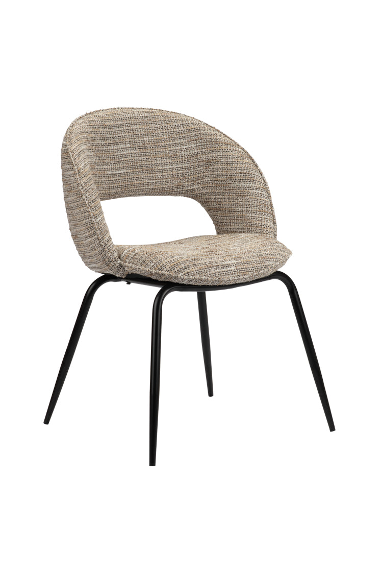 Eetkamerstoel Zephyr Latte 58 x 58 x 86 cm