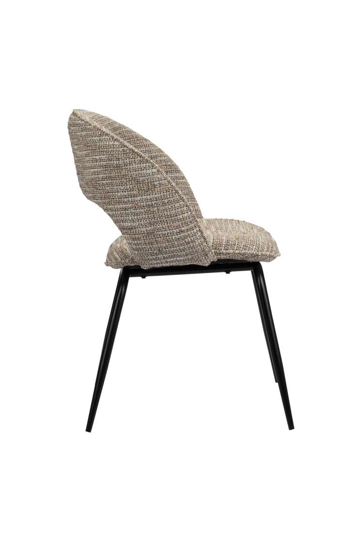 Eetkamerstoel Zephyr Latte 58 x 58 x 86 cm