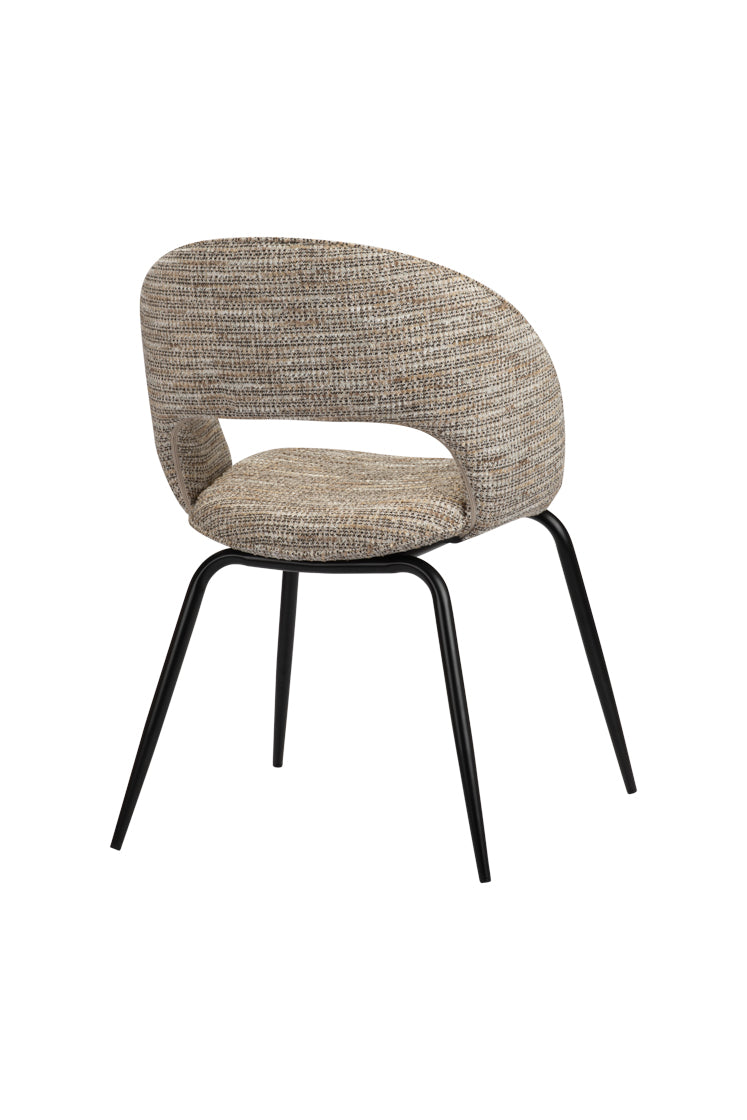 Eetkamerstoel Zephyr Latte 58 x 58 x 86 cm