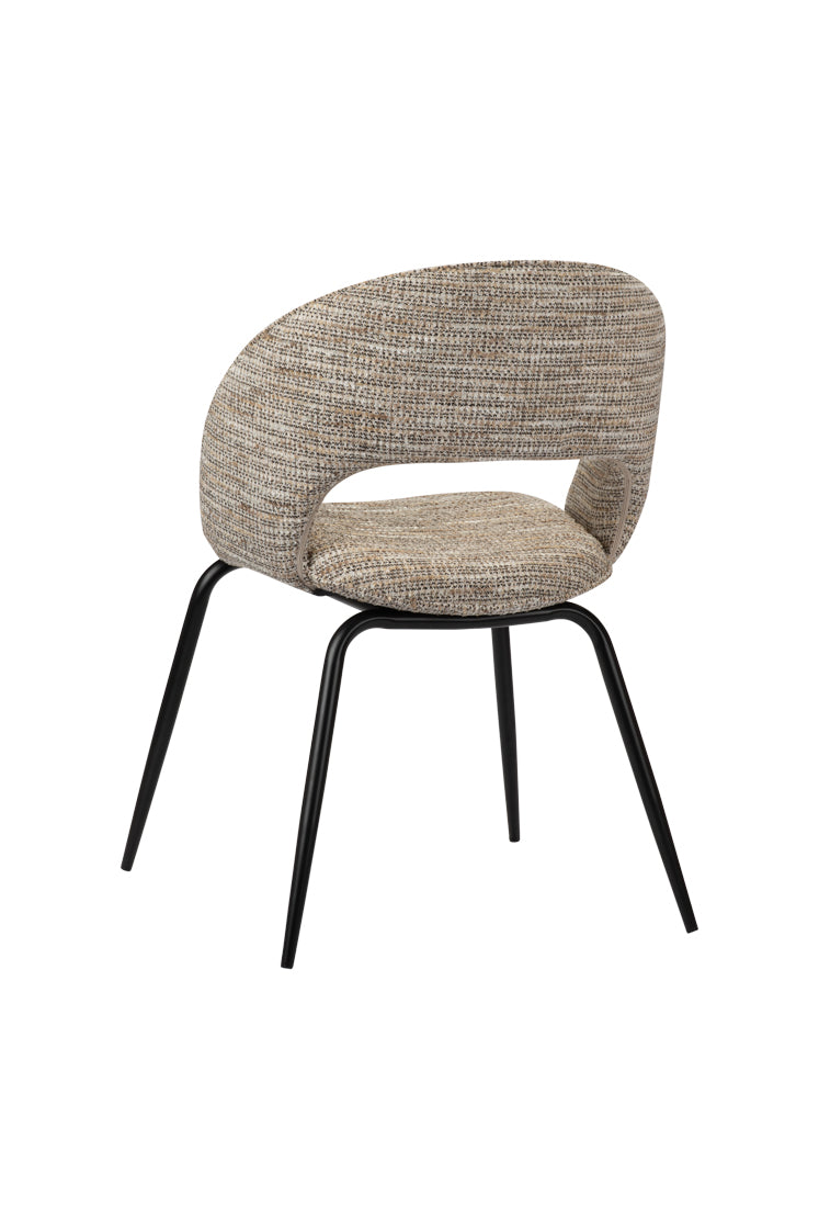 Eetkamerstoel Zephyr Latte 58 x 58 x 86 cm