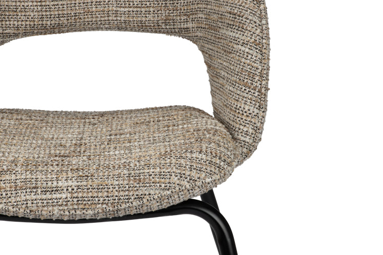 Eetkamerstoel Zephyr Latte 58 x 58 x 86 cm