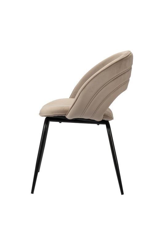 Eetkamerstoel Zephyr Sand 58 x 58 x 86 cm