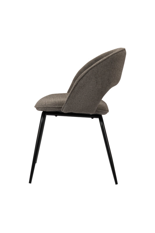 Eetkamerstoel Zephyr Taupe 58 x 58 x 86 cm