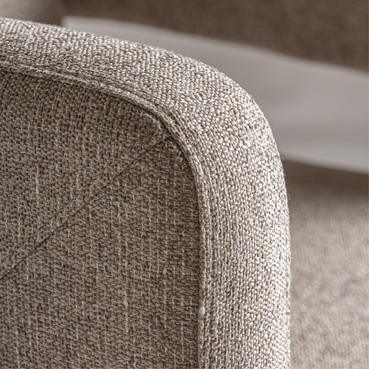 Fauteuil Nova beige essenhout 68x63x79cm