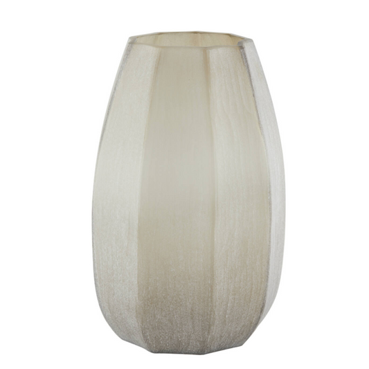 Vaas Ø17,5x44,5 cm BRADLEY glas licht bruin (L)