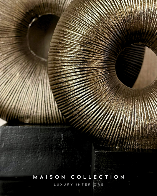 Ornament Glace goud/zwart set