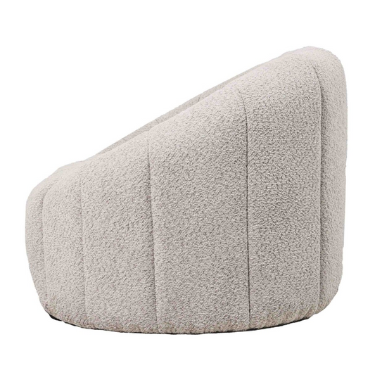 Loveseat Veline in stof bouclé zand 147x83x66cm