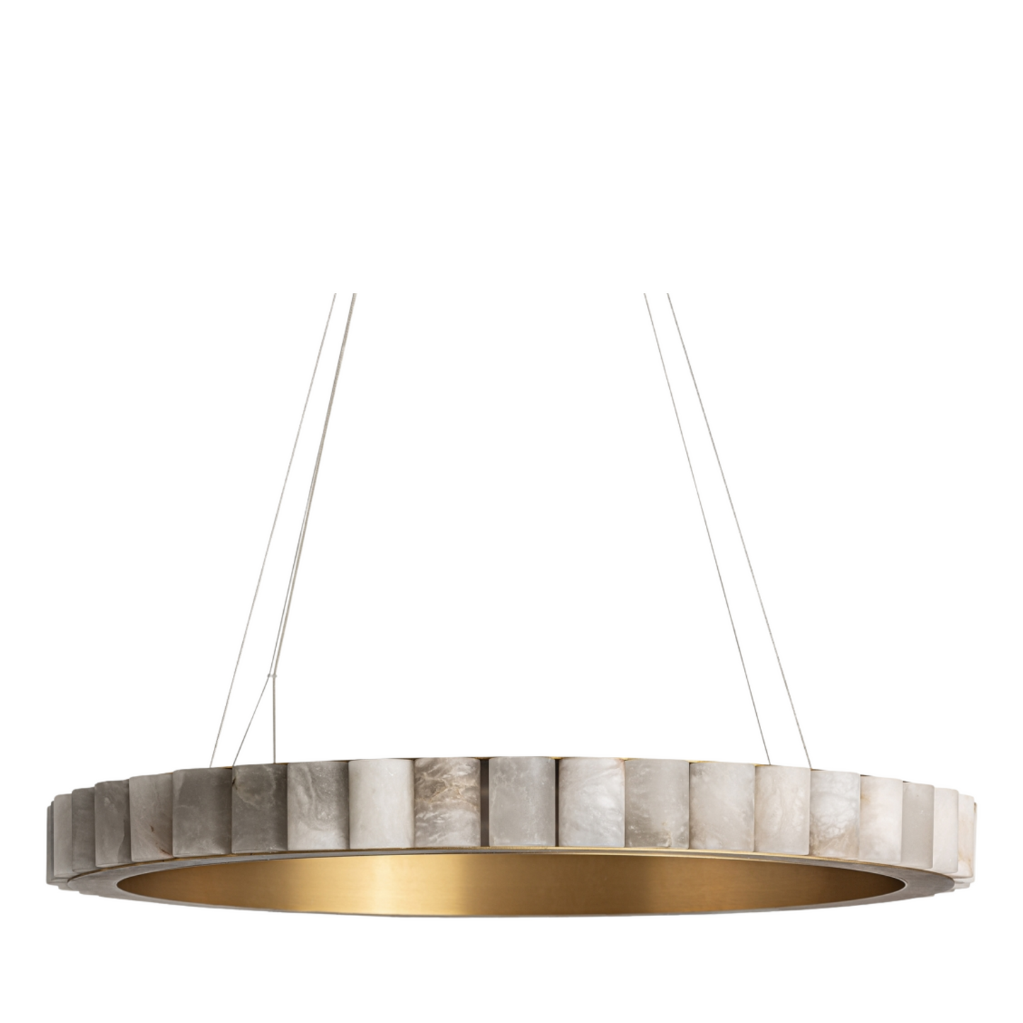 Hanglamp Noëlle marmer - goud ⌀ 80 cm