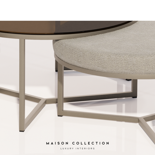 Salontafel Amelie Ø80 cm - Ø60 cm - Ø50 cm set/3