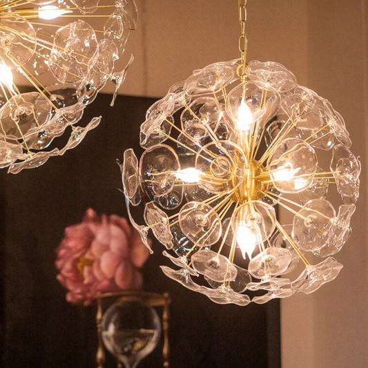 Hanglamp Flowerbom helderglas 60x60x60cm