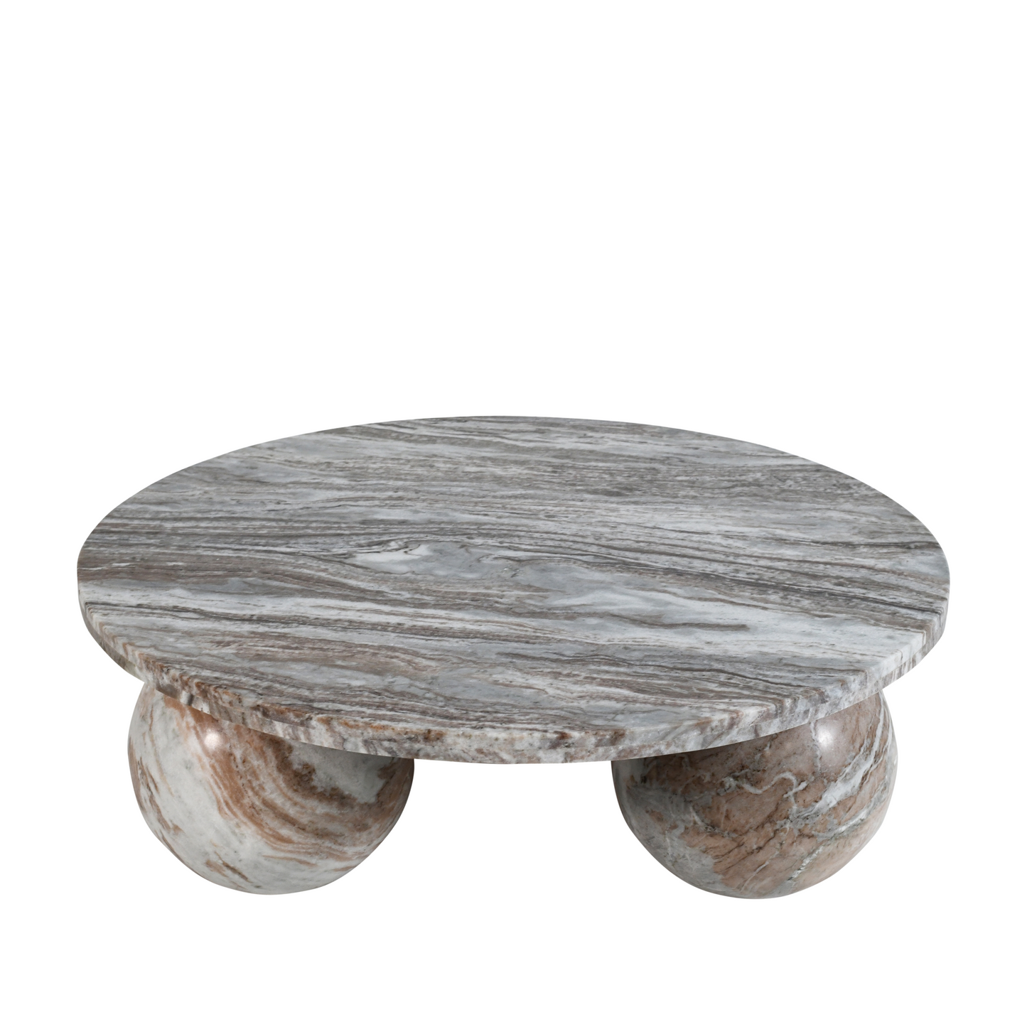 PTMD | Salontafel Diro beige marble 99x99x33 cm