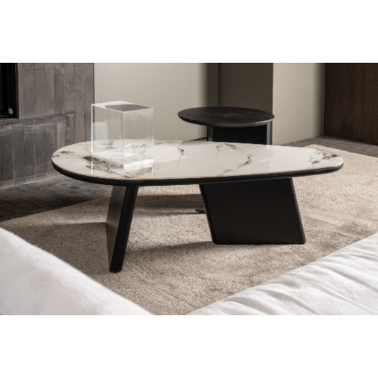 Salontafel Oculus organisch 130x70x40 cm