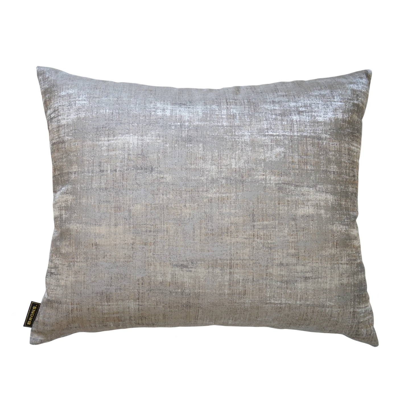 Sierkussen taupe grey ring