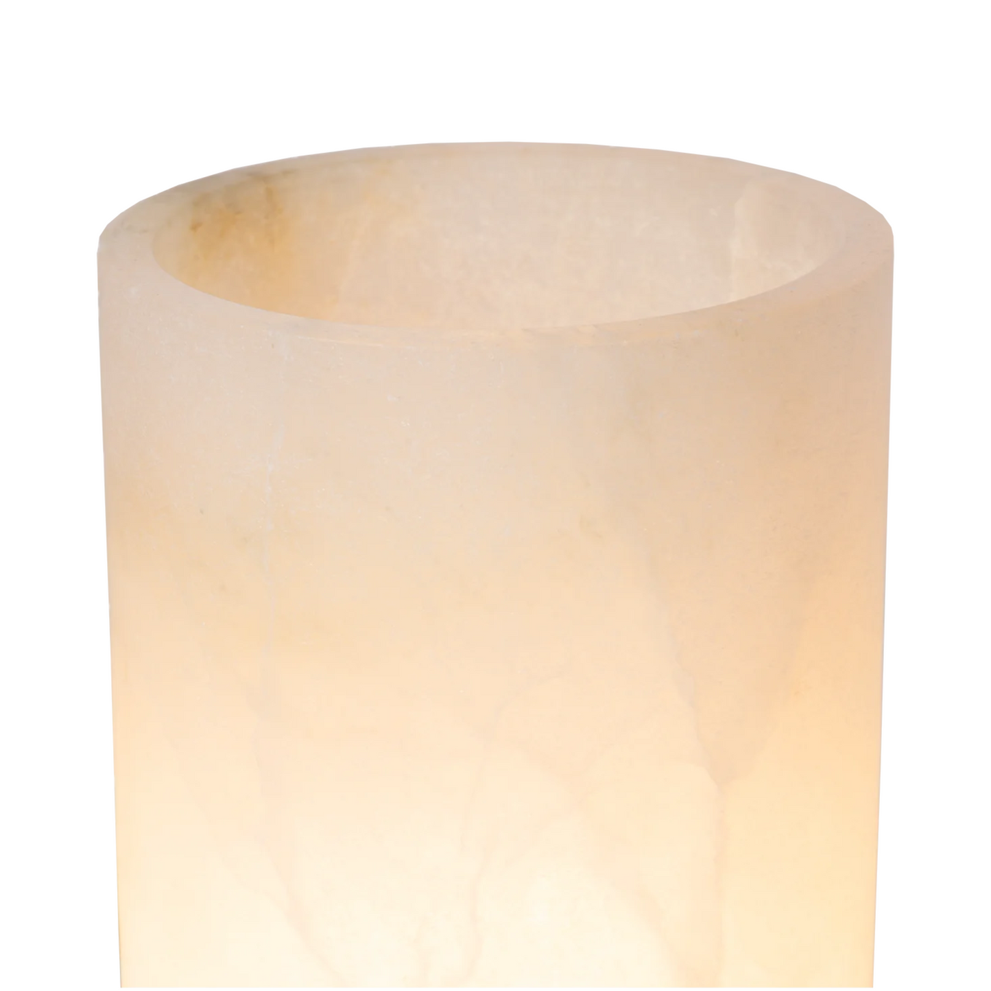 Tafellamp Alora alabaster/ zwart eikenhout 30x14x14 cm (L)