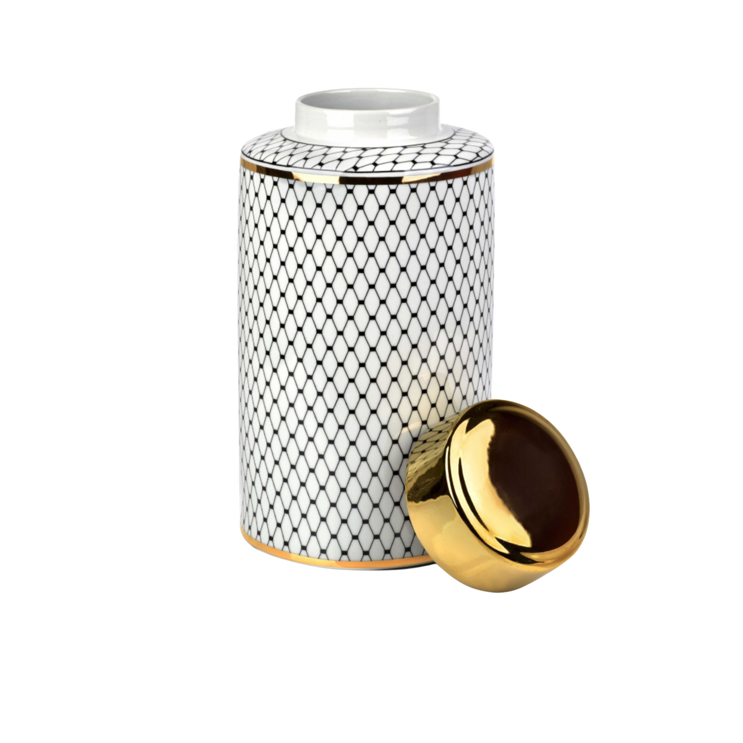 Pot/Vaas Layla black H30 cm (S)