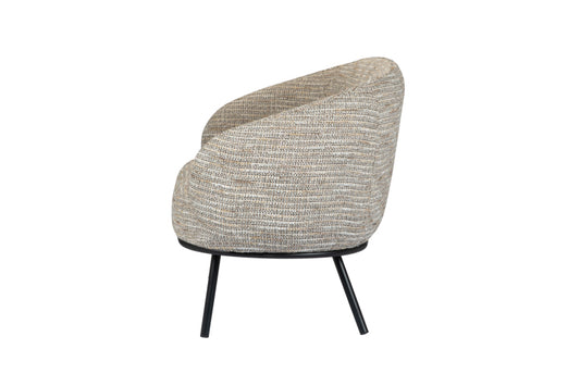 Bank 2,5-zits Zephyr Latte 135,5 x 69,5 x 74,5