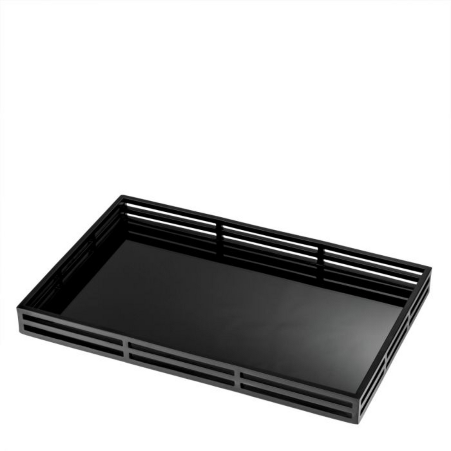 Dienblad Eichholtz zwart/zwart 36x56x5 cm Giacomo