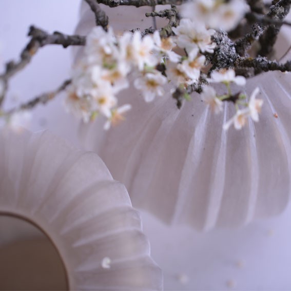 Guaxs | MANAKARA vaas 34x28x11 cm taupe/beige (L)