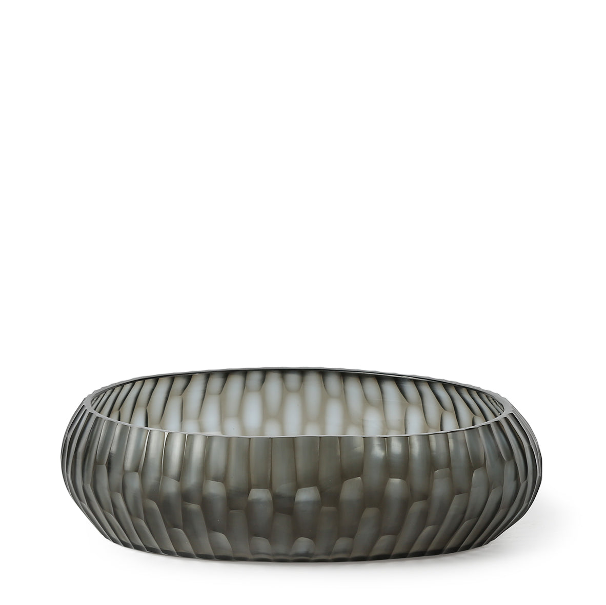Guaxs | Clemente kom/bowl 7,5x21,7/27cm taupe/smokegrey