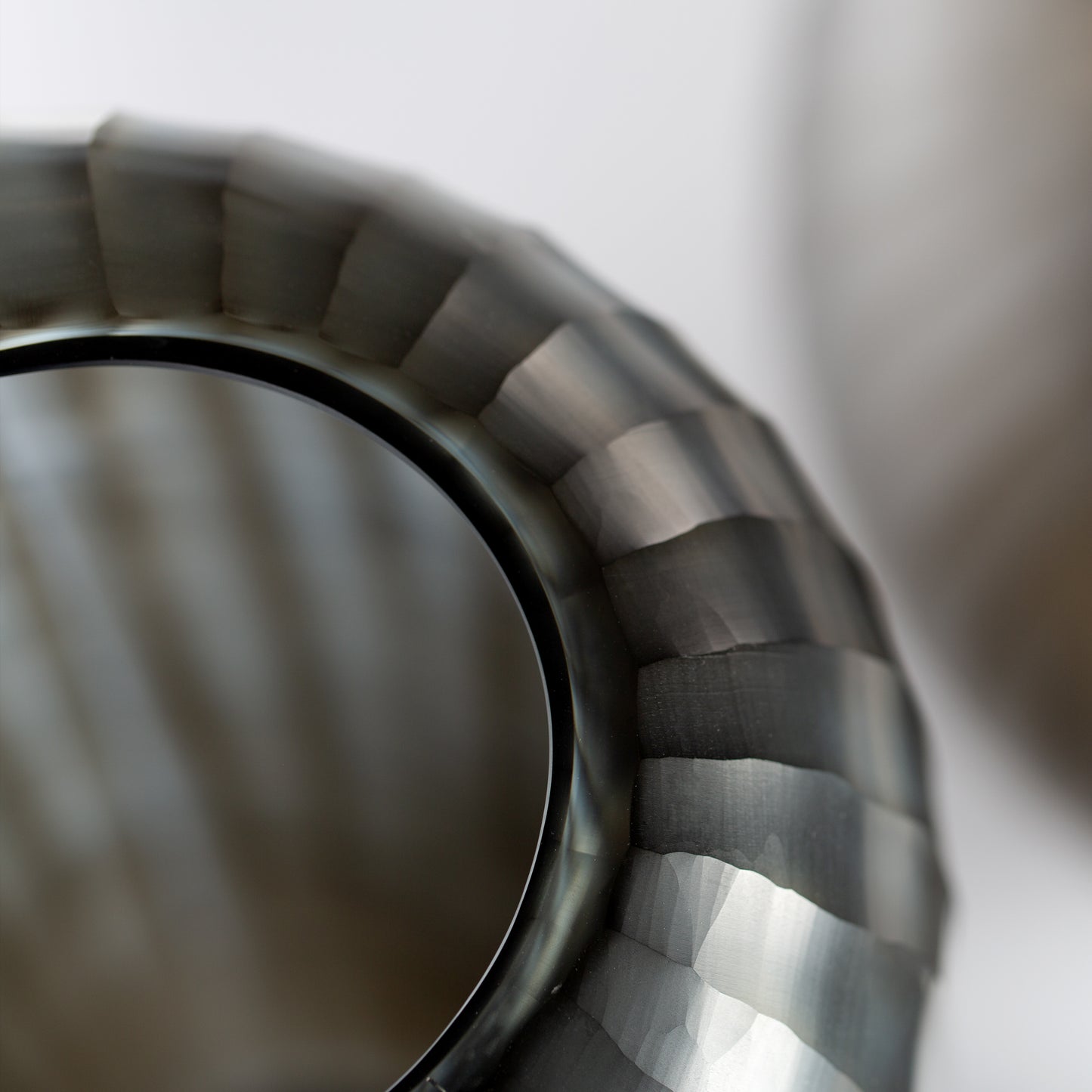 Guaxs | Vaas GOBI 12x48 cm smokegrey (bowl)