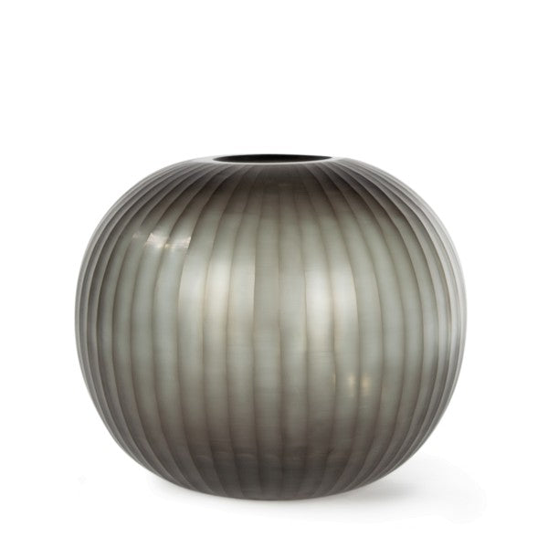 Guaxs | Vaas GOBI 30x35x11 cm smokegrey (rond)