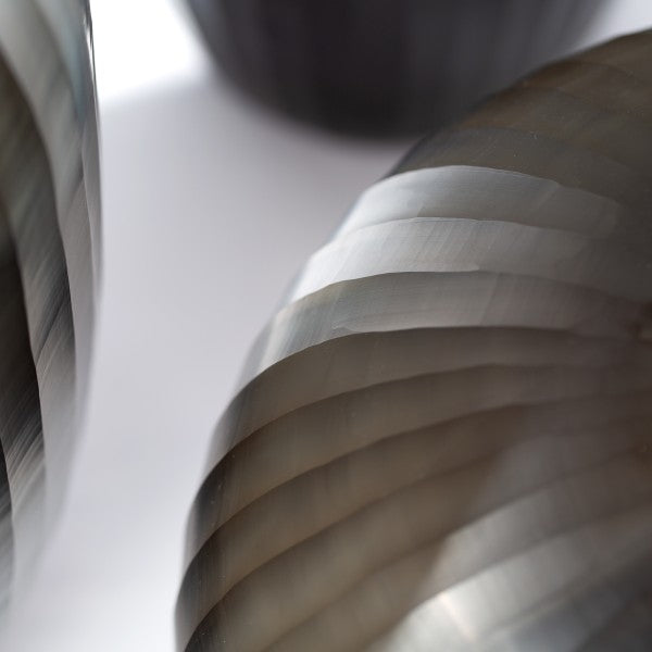 Guaxs | Vaas GOBI 12x48 cm smokegrey (bowl)