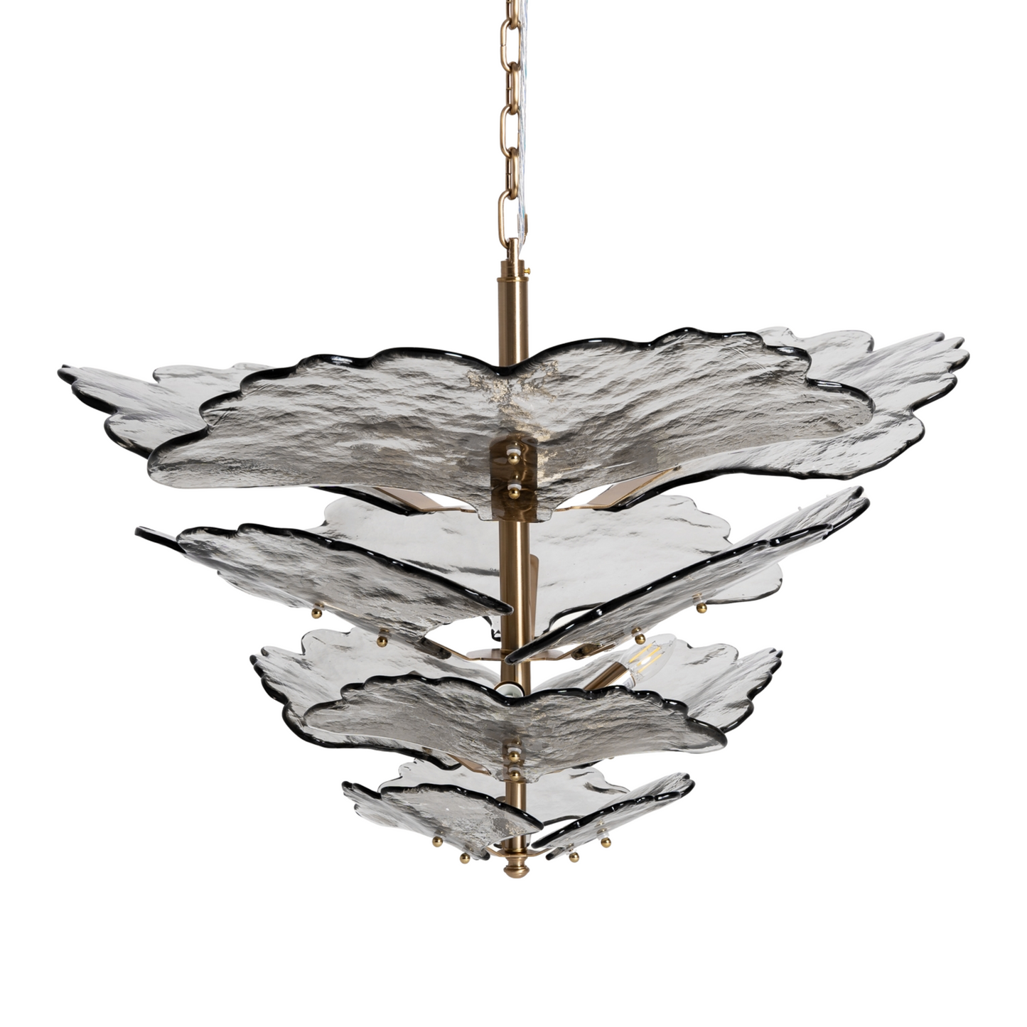Luxe hanglamp Layali smoke taupe kristal 86x86x60 cm