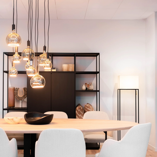 Hanglamp Lae 10 | amber glas (Floating-lichtbronnen van Segula)