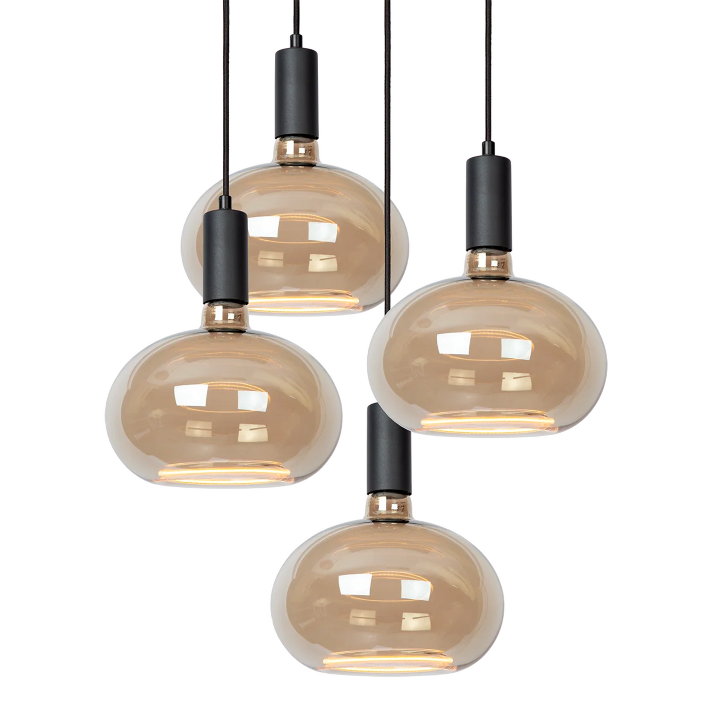 Pendant lamp Lae 5 | amber glass (Floating light sources by Segula)