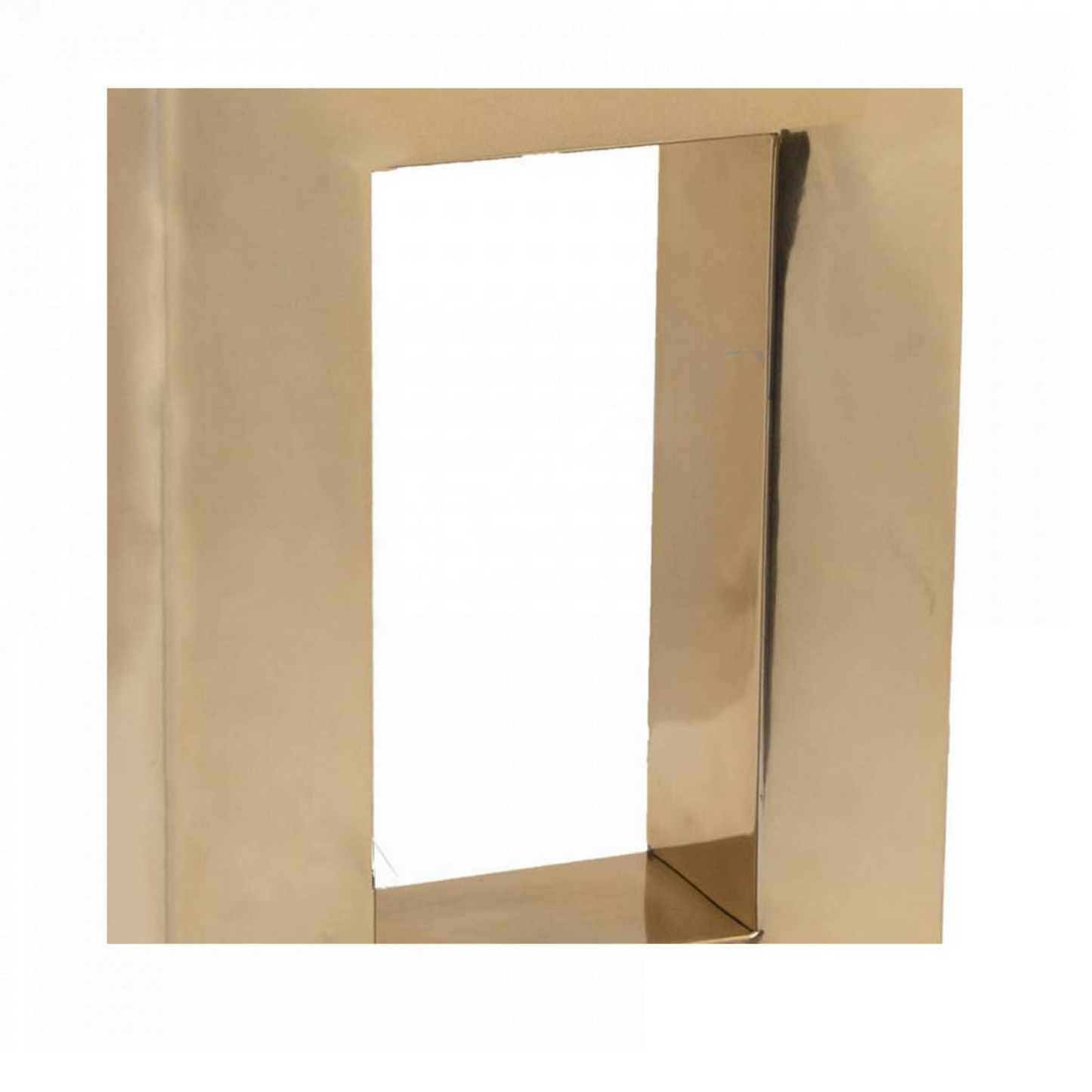 Tafellamp goud RVS met zwart voetstuk 28x10x63cm