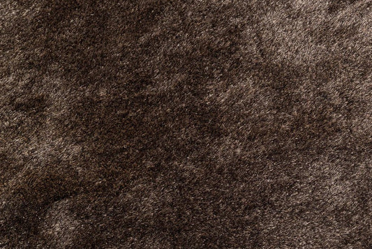 Vloerkleed Luxus taupe/bruin kleur 15 rond