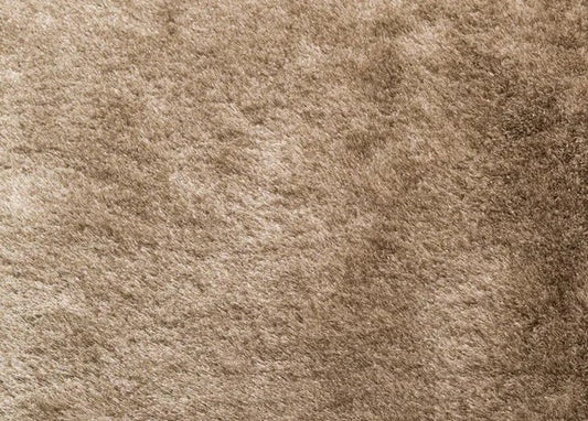 Vloerkleed Luxus linnen/beige kleur 13 rond