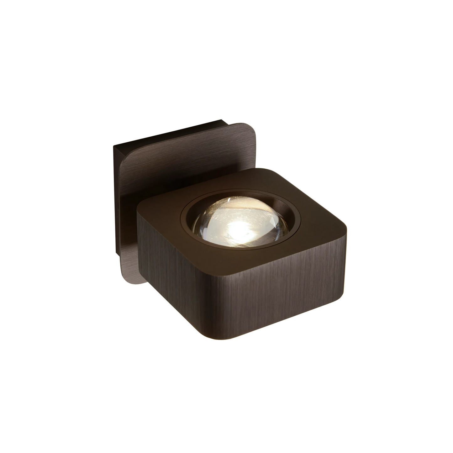 Selo wall lamp 10x14x5x10 cm brushed bronze with integrated dimmable LED
