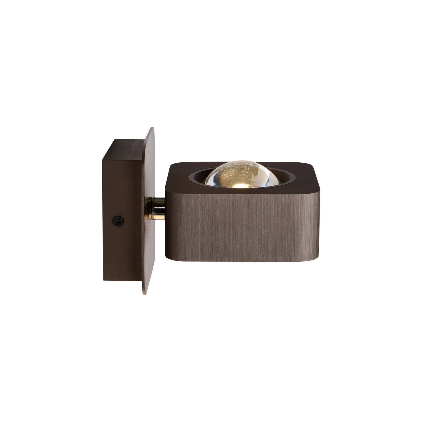 Selo wall lamp 10x14x5x10 cm brushed bronze with integrated dimmable LED