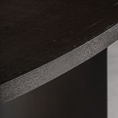 Ameer eettafel 270x130x75 cm donkerbruin eikenhout