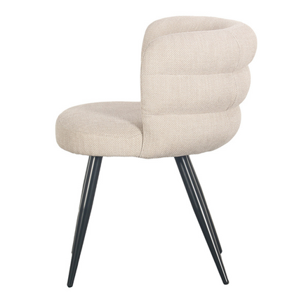 Eetkamerstoel Bubbles Beige 58 x 63 x 77 cm