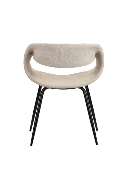 Eetkamerstoel Curva Beige 61 x 53 x 81 cm