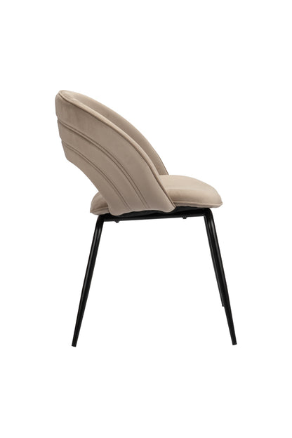 Eetkamerstoel Zephyr Sand 58 x 58 x 86 cm