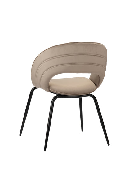 Eetkamerstoel Zephyr Sand 58 x 58 x 86 cm