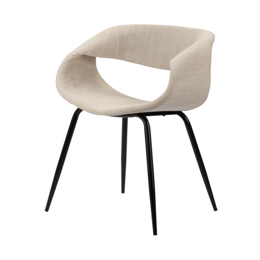 Eetkamerstoel Curva Beige 61 x 53 x 81 cm