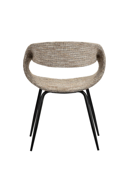 Eetkamerstoel Curva Latte 61 x 53 x 81 cm