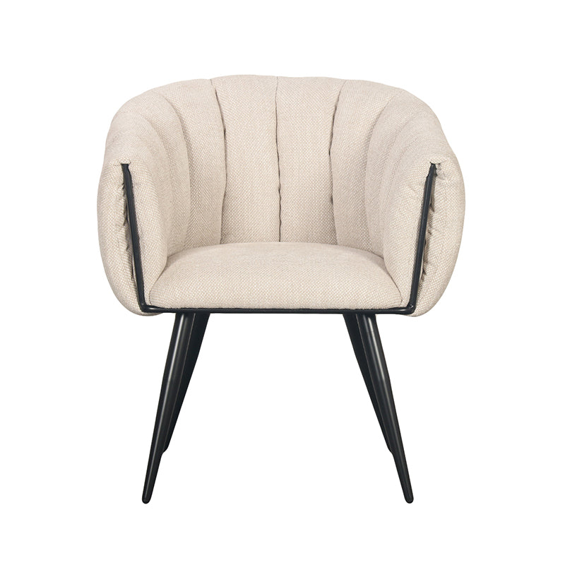 Eetkamerstoel Wave Beige 71 x 62 x 80 cm