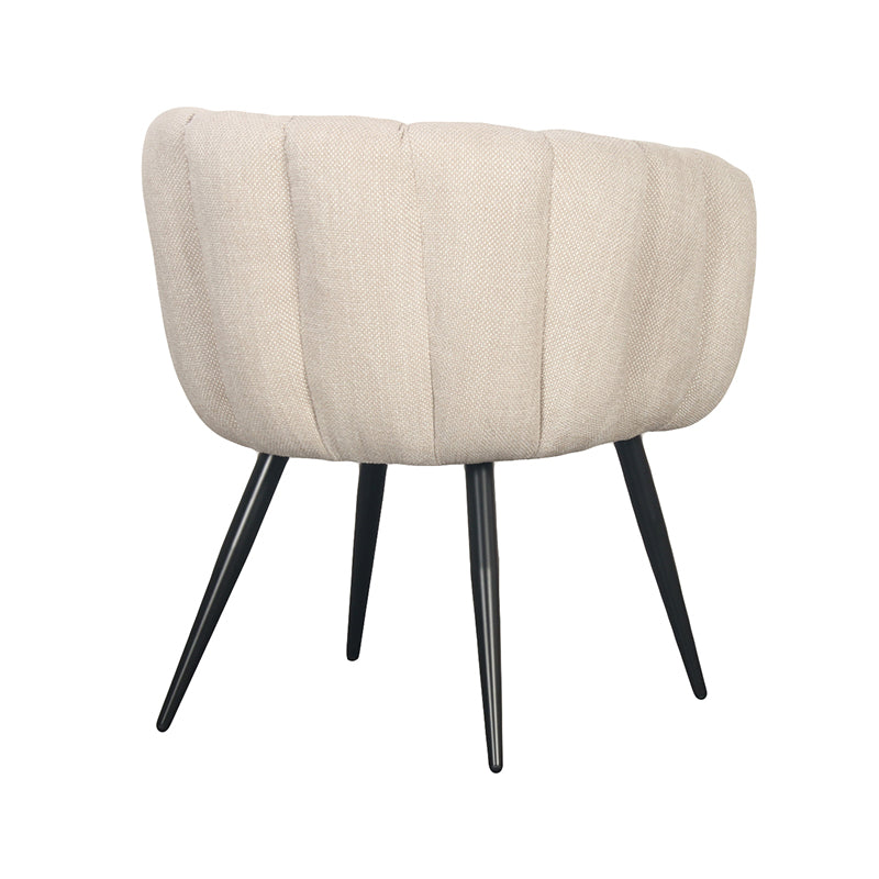 Eetkamerstoel Wave Beige 71 x 62 x 80 cm