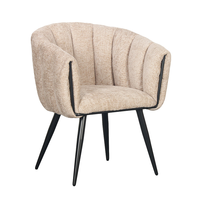 Eetkamerstoel Wave Latte 71 x 62 x 80 cm