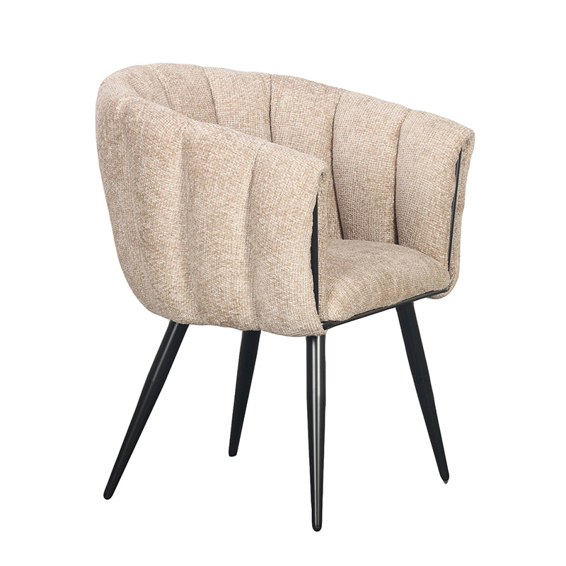 Eetkamerstoel Wave Latte 71 x 62 x 80 cm